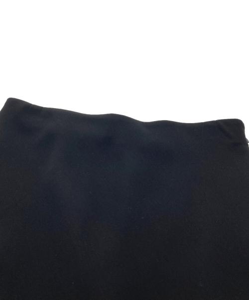 NOLLEY'S sophi（ノーリーズソフィー）NOLLEY'S sophi (ノーリーズソフィー) ウォッシャブルマットサテンナロースカート ブラック サイズ:40の古着・服飾アイテム