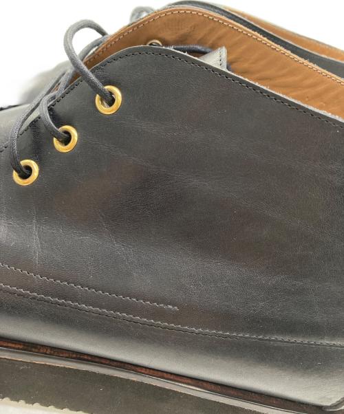 SLOW&CO（スロウアンドコー）SLOW&CO (スロウアンドコー) モカシンブーツ ブラック サイズ:42の古着・服飾アイテム