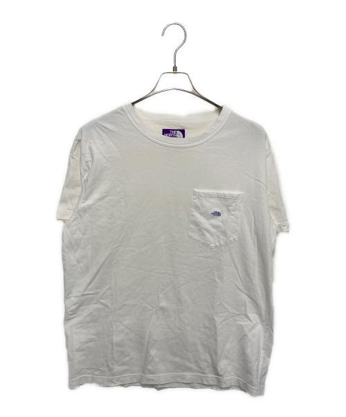 THE NORTHFACE PURPLELABEL（ザ・ノースフェイス パープルレーベル）THE NORTHFACE PURPLELABEL (ザ・ノースフェイス パープルレーベル) ポケットTシャツ ホワイト サイズ:Lの古着・服飾アイテム