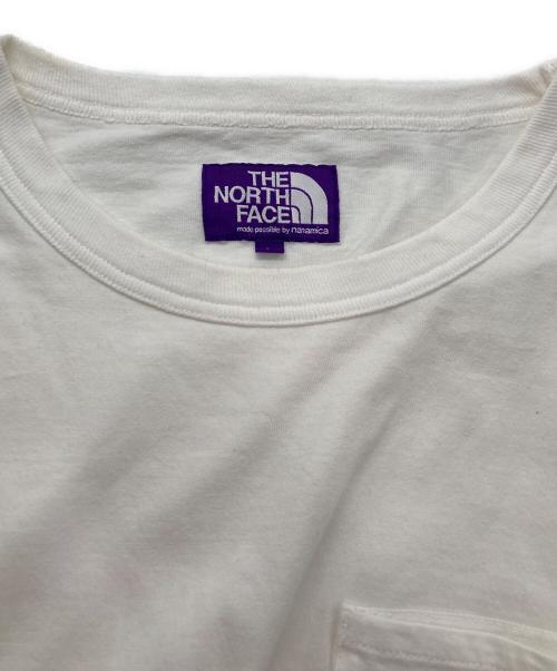 THE NORTHFACE PURPLELABEL（ザ・ノースフェイス パープルレーベル）THE NORTHFACE PURPLELABEL (ザ・ノースフェイス パープルレーベル) ポケットTシャツ ホワイト サイズ:Lの古着・服飾アイテム