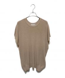 MACKINTOSH LONDON（マッキントッシュ ロンドン）の古着「ノースリーブニット」｜ベージュ