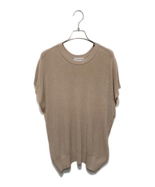 MACKINTOSH LONDON（マッキントッシュ ロンドン）MACKINTOSH LONDON (マッキントッシュ ロンドン) ノースリーブニット ベージュ サイズ:FREEの古着・服飾アイテム