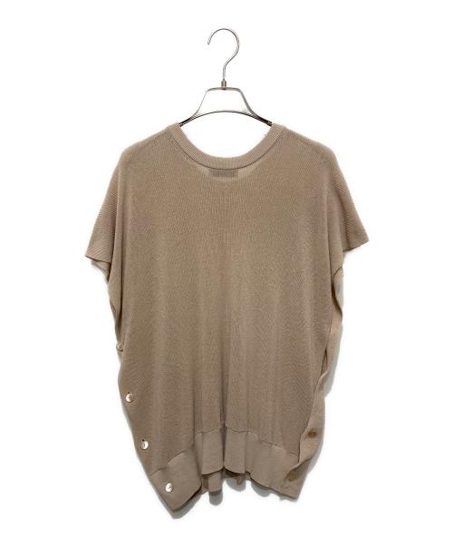 MACKINTOSH LONDON（マッキントッシュ ロンドン）MACKINTOSH LONDON (マッキントッシュ ロンドン) ノースリーブニット ベージュ サイズ:FREEの古着・服飾アイテム