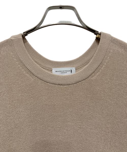 MACKINTOSH LONDON（マッキントッシュ ロンドン）MACKINTOSH LONDON (マッキントッシュ ロンドン) ノースリーブニット ベージュ サイズ:FREEの古着・服飾アイテム