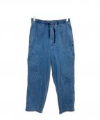 DESCENDANTディセンダント）の古着「イージーデニムパンツ」｜ブルー