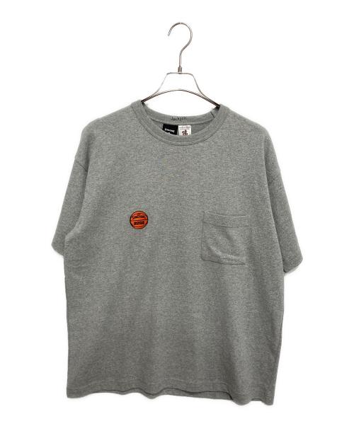 SPALDING（スポルディング）SPALDING (スポルディング) JACKSON MATISSE (ジャクソンマティス) バックプリント ポケットTシャツ グレー サイズ:Mの古着・服飾アイテム
