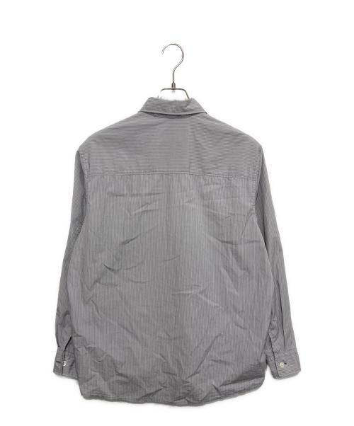 TOMORROW LAND（トゥモローランド）TOMORROW LAND (トゥモローランド) ペーパーポプリン オーバーシャツ グレー サイズ:Sの古着・服飾アイテム