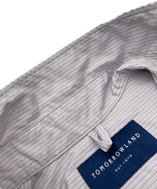 TOMORROW LAND（トゥモローランド）TOMORROW LAND (トゥモローランド) ペーパーポプリン オーバーシャツ グレー サイズ:Sの古着・服飾アイテム