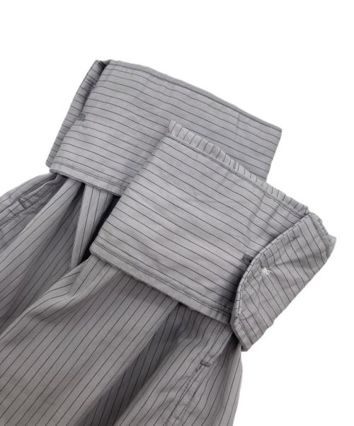 TOMORROW LAND（トゥモローランド）TOMORROW LAND (トゥモローランド) ペーパーポプリン オーバーシャツ グレー サイズ:Sの古着・服飾アイテム