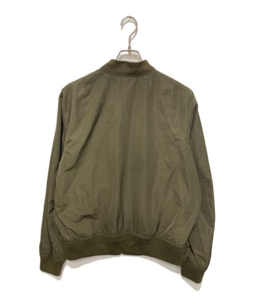 POLO RALPH LAUREN（ポロ・ラルフローレン）POLO RALPH LAUREN (ポロ・ラルフローレン) スモールポニー刺繍ナイロンブルゾン オリーブ サイズ:Ｍの古着・服飾アイテム