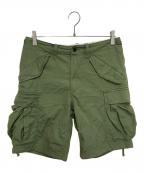 POLO RALPH LAURENポロ・ラルフローレン）の古着「リップストップカーゴショーツ」｜オリーブ