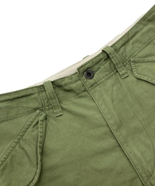 POLO RALPH LAUREN（ポロ・ラルフローレン）POLO RALPH LAUREN (ポロ・ラルフローレン) リップストップカーゴショーツ オリーブ サイズ:71㎝（W28）の古着・服飾アイテム