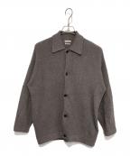 STEVEN ALANスティーブンアラン）の古着「アンダイドルーズニットカーディガン」｜ベージュ