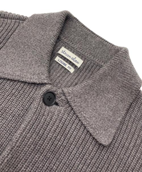 STEVEN ALAN（スティーブンアラン）STEVEN ALAN (スティーブンアラン) アンダイドルーズニットカーディガン ベージュ サイズ:Ｓの古着・服飾アイテム