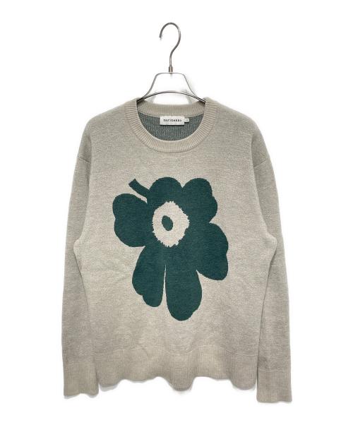 marimekko（マリメッコ）marimekko (マリメッコ) ウニッコ ニット セーター ベージュ サイズ:Lの古着・服飾アイテム