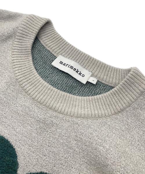marimekko（マリメッコ）marimekko (マリメッコ) ウニッコ ニット セーター ベージュ サイズ:Lの古着・服飾アイテム