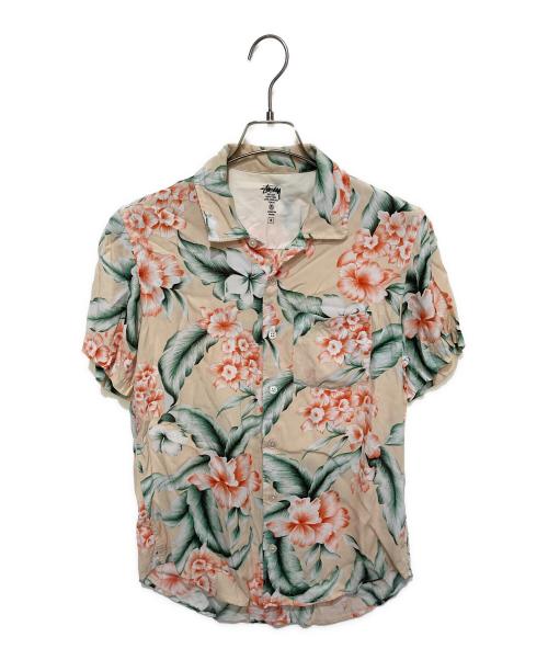 stussy（ステューシー）stussy (ステューシー) アロハシャツ ピンク サイズ:Sの古着・服飾アイテム
