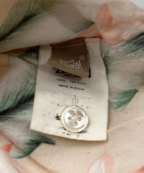 stussy（ステューシー）stussy (ステューシー) アロハシャツ ピンク サイズ:Sの古着・服飾アイテム