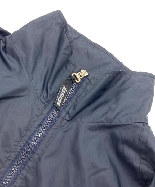stussy sport（ステューシー スポーツ）stussy sport (ステューシー スポーツ) ロゴ刺繍ナイロンジャケット ネイビー サイズ:Lの古着・服飾アイテム