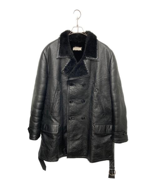 CELINE（セリーヌ）CELINE (セリーヌ) ムートンコート ブラック サイズ:52の古着・服飾アイテム