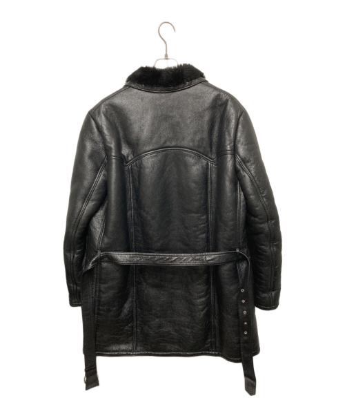 CELINE（セリーヌ）CELINE (セリーヌ) ムートンコート ブラック サイズ:52の古着・服飾アイテム