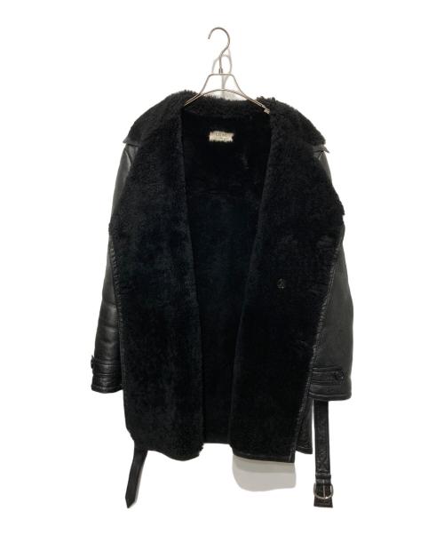 CELINE（セリーヌ）CELINE (セリーヌ) ムートンコート ブラック サイズ:52の古着・服飾アイテム
