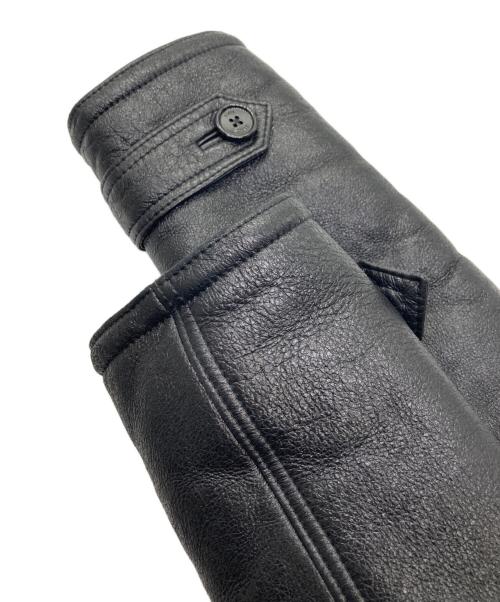 CELINE（セリーヌ）CELINE (セリーヌ) ムートンコート ブラック サイズ:52の古着・服飾アイテム