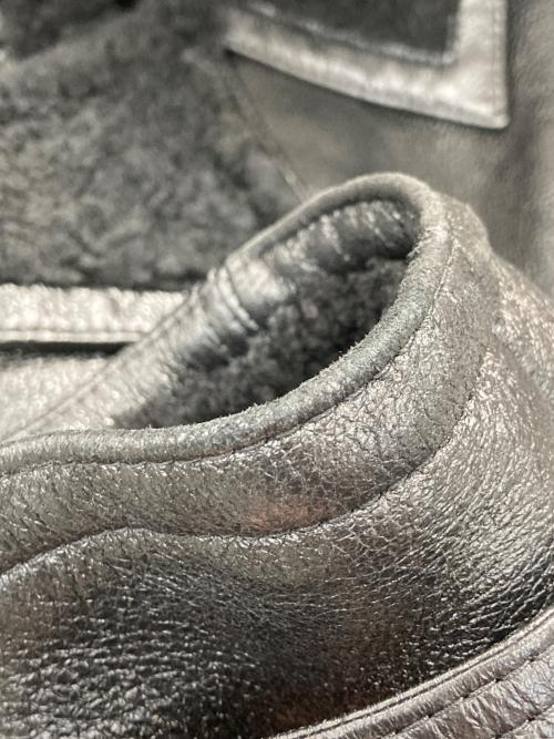 CELINE（セリーヌ）CELINE (セリーヌ) ムートンコート ブラック サイズ:52の古着・服飾アイテム