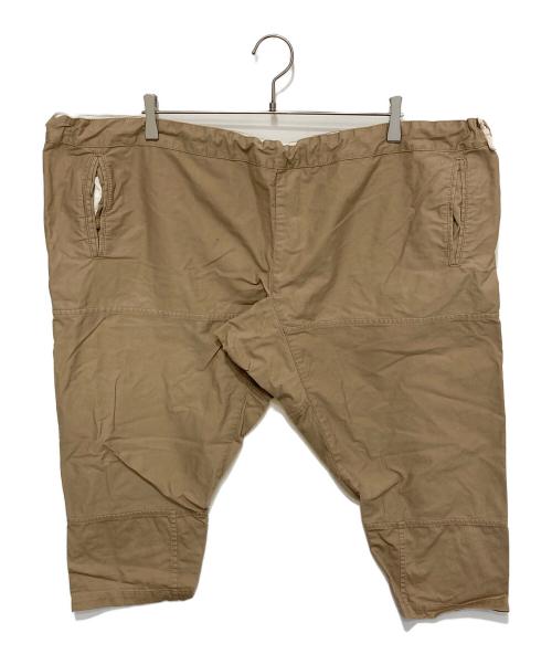 JUNYA WATANABE COMME des GARCONS（(ジュンヤワタナベ コムデギャルソン）JUNYA WATANABE COMME des GARCONS ((ジュンヤワタナベ コムデギャルソン) ウエストドローコード クロップドパンツ ベージュ サイズ:Ｍの古着・服飾アイテム