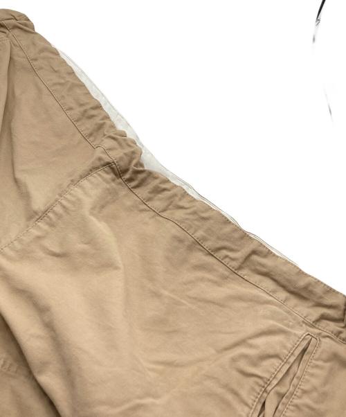 JUNYA WATANABE COMME des GARCONS（(ジュンヤワタナベ コムデギャルソン）JUNYA WATANABE COMME des GARCONS ((ジュンヤワタナベ コムデギャルソン) ウエストドローコード クロップドパンツ ベージュ サイズ:Ｍの古着・服飾アイテム
