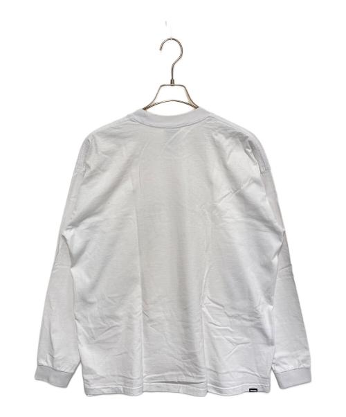 BROCHURE（ブローシュアー）BROCHURE (ブローシュアー) ロゴプリントカットソー ホワイト サイズ:XLの古着・服飾アイテム