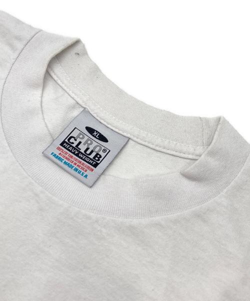 BROCHURE（ブローシュアー）BROCHURE (ブローシュアー) ロゴプリントカットソー ホワイト サイズ:XLの古着・服飾アイテム