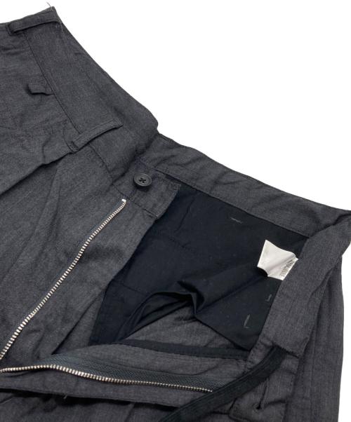 BROCHURE（ブローシュアー）BROCHURE (ブローシュアー) ウールスラックス グレー サイズ:Ｍの古着・服飾アイテム