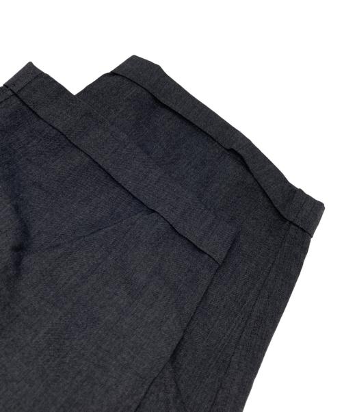 BROCHURE（ブローシュアー）BROCHURE (ブローシュアー) ウールスラックス グレー サイズ:Ｍの古着・服飾アイテム