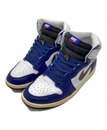 NIKE（ナイキ）の古着「エア ジョーダン 1 レトロ ハイ OG」｜ホワイト×ネイビー