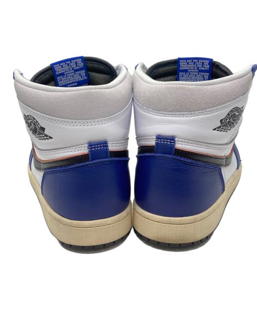 NIKE（ナイキ）NIKE (ナイキ) エア ジョーダン 1 レトロ ハイ OG ホワイト×ネイビー サイズ:US9.5の古着・服飾アイテム
