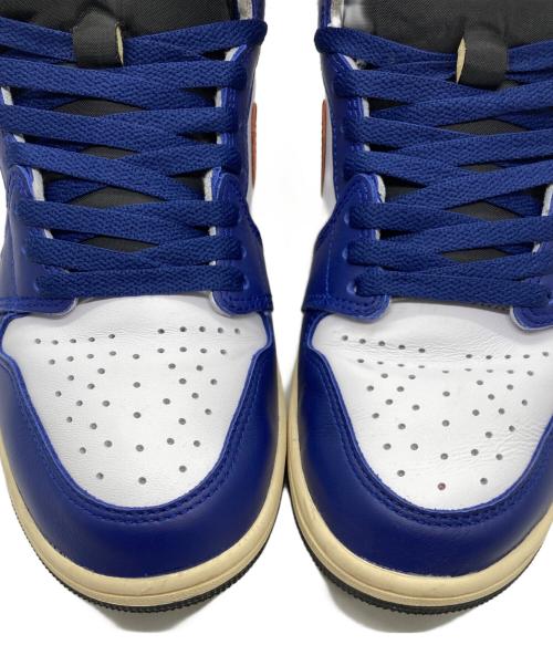NIKE（ナイキ）NIKE (ナイキ) エア ジョーダン 1 レトロ ハイ OG ホワイト×ネイビー サイズ:US9.5の古着・服飾アイテム
