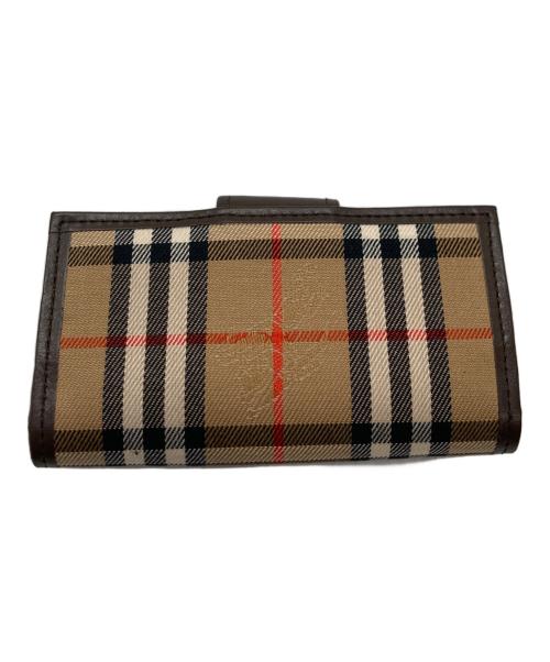 Burberry's（バーバリー）Burberry's (バーバリーズ) ノバチェック4連キーケース ブラウンの古着・服飾アイテム