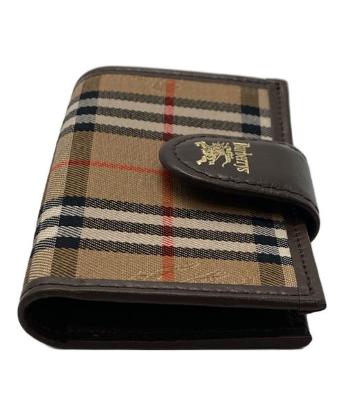 Burberry's（バーバリー）Burberry's (バーバリーズ) ノバチェック4連キーケース ブラウンの古着・服飾アイテム