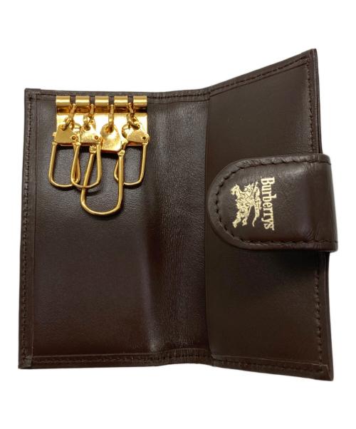 Burberry's（バーバリー）Burberry's (バーバリーズ) ノバチェック4連キーケース ブラウンの古着・服飾アイテム