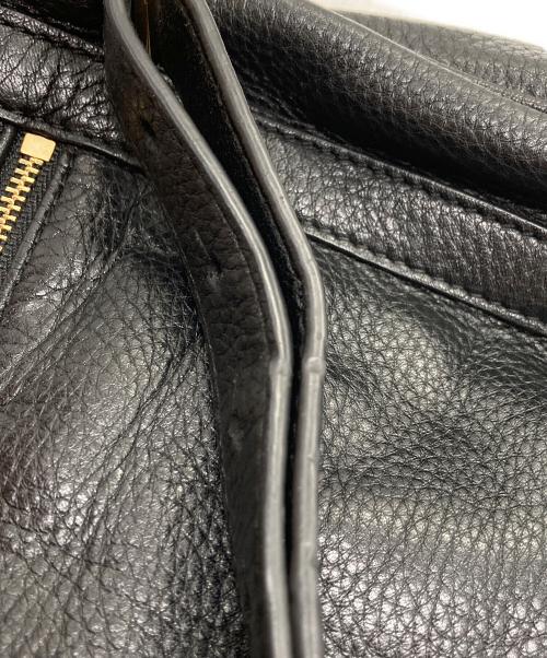 TORY BURCH（トリーバーチ）TORY BURCH (トリーバーチ) フラップレザーショルダーバッグ ブラック サイズ:なしの古着・服飾アイテム