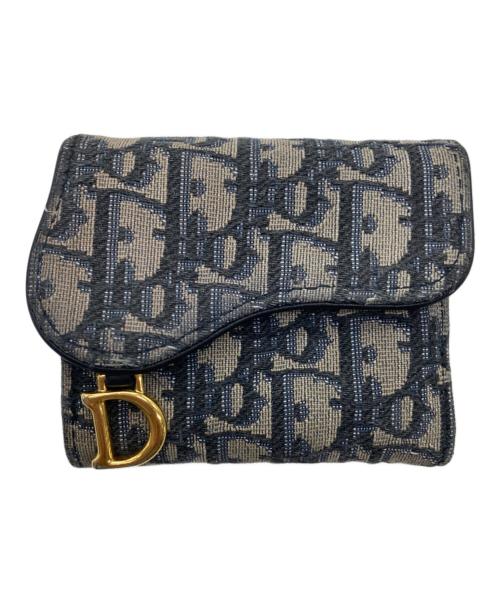 Christian Dior（クリスチャン ディオール）Christian Dior (クリスチャン ディオール) オブリーク サドルコンパクトウォレットの古着・服飾アイテム