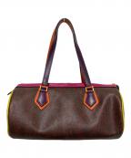 ETROエトロ）の古着「ミニボストンバッグ」｜ブラウン