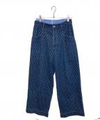 SLOBE citronスローブシトロン）の古着「レイヤード ファニーデニム」｜インディゴ