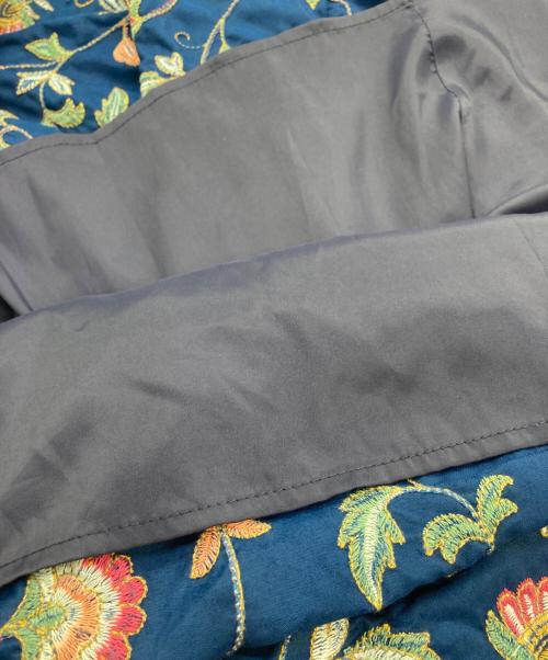 SLOBE IENA（スローブ イエナ）SLOBE IENA (スローブ イエナ) ベルベットエンブロイダリー キャミワンピース ネイビー サイズ:FREEの古着・服飾アイテム