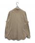 ORCIVAL (オーシバル) ラップカラーシャツ ベージュ サイズ:1：4500円