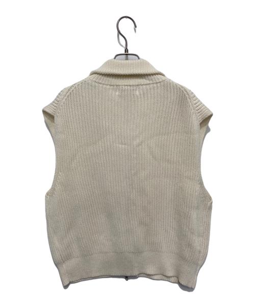 SLOBE IENA（スローブ イエナ）SLOBE IENA (スローブ イエナ) ドライバーズニットベスト ホワイト サイズ:FREEの古着・服飾アイテム