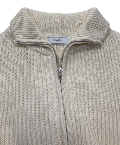 SLOBE IENA（スローブ イエナ）SLOBE IENA (スローブ イエナ) ドライバーズニットベスト ホワイト サイズ:FREEの古着・服飾アイテム