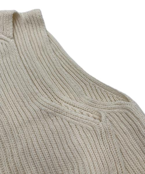 SLOBE IENA（スローブ イエナ）SLOBE IENA (スローブ イエナ) ドライバーズニットベスト ホワイト サイズ:FREEの古着・服飾アイテム