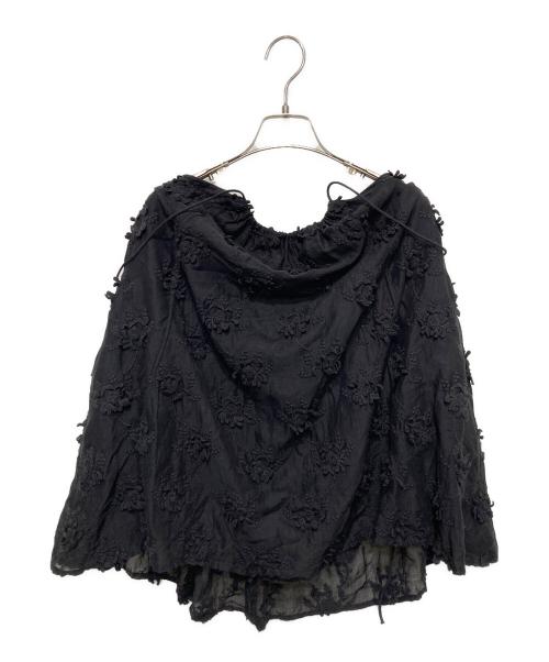 crinkle crinkle crinkle（クリンクル クリンクル クリンクル）crinkle crinkle crinkle (クリンクル クリンクル クリンクル) SLOBE IENA (スローブ イエナ) 別注エンブロイダリーキャミソール ブラック サイズ:FREEの古着・服飾アイテム
